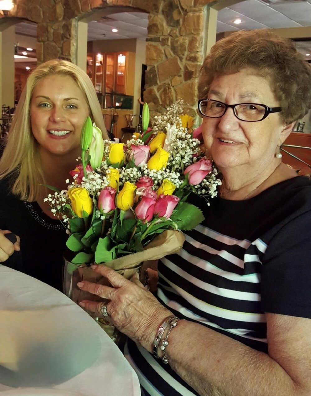 Kristin with her grandmother